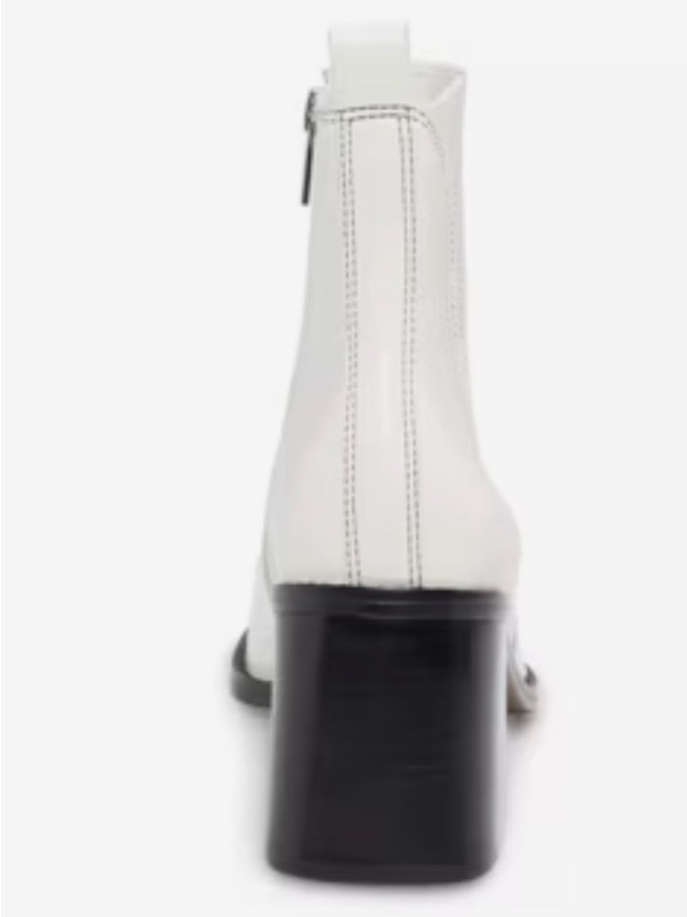 NEW Vince Camuto Sojetta Bootie White Leather Chelsea Ankle Boot Sz 8.5 - Picture 2 of 13